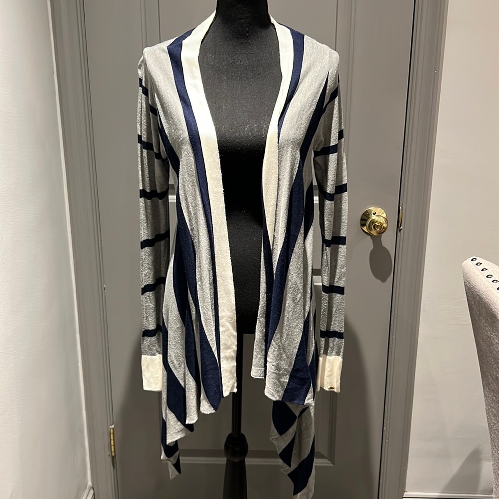 Dex Long Striped Cardigan